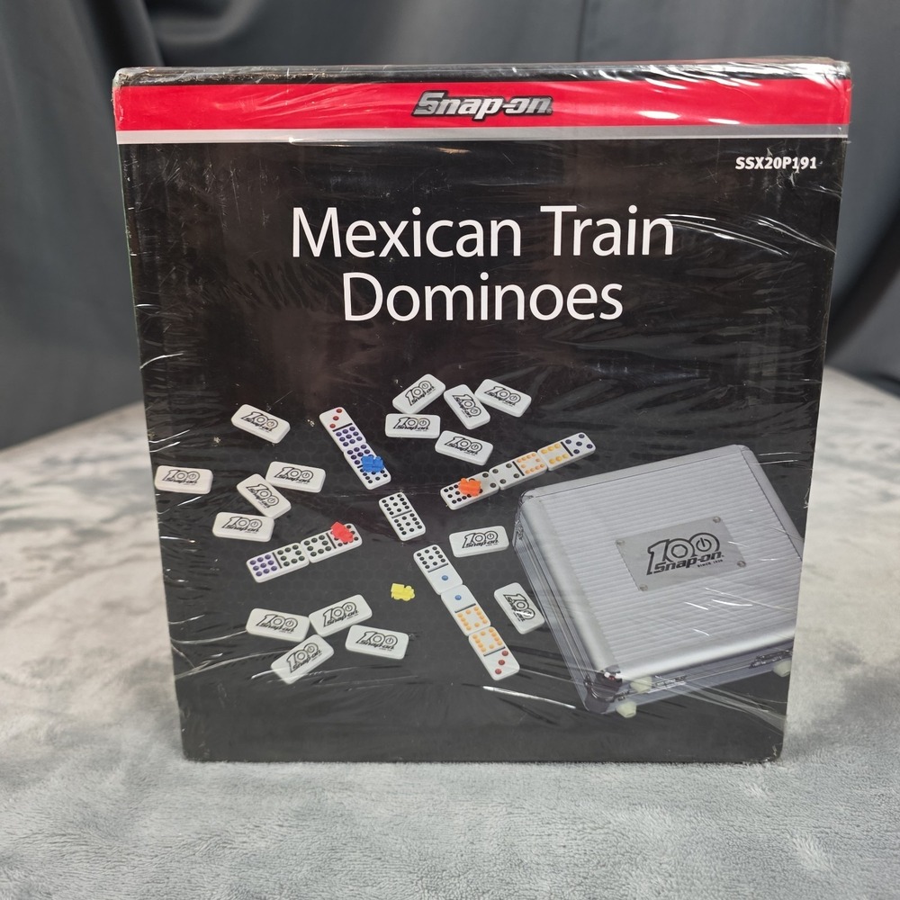 Snap-on Tools NEW 100th Year Anniversary Mexican Train Dominos Set SSX20P191